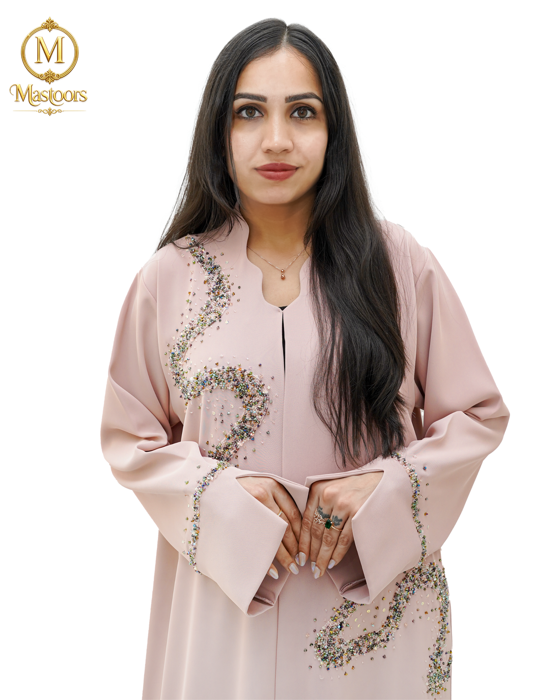 Dusty Rose Mist Abaya