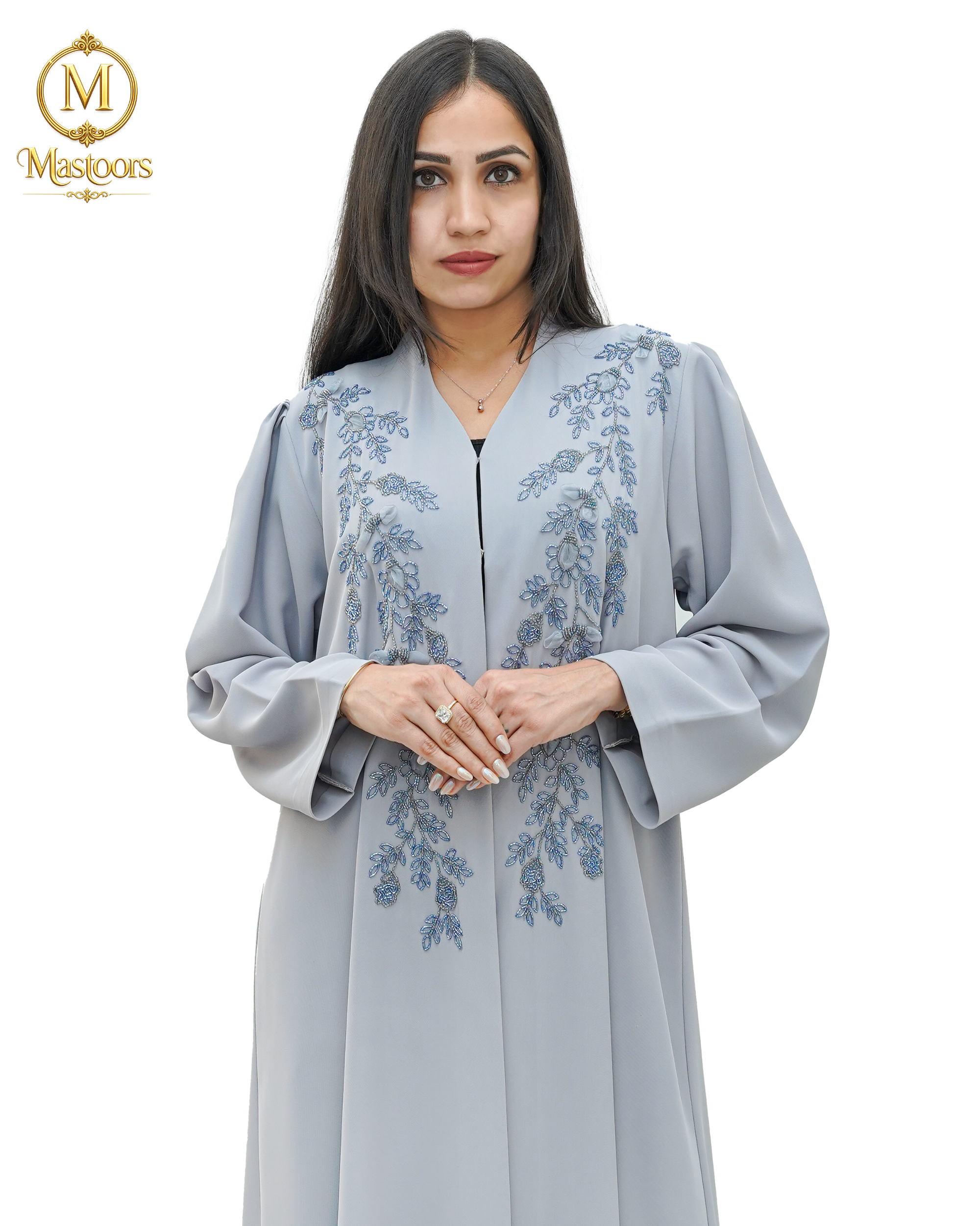 Silver Mist Abaya