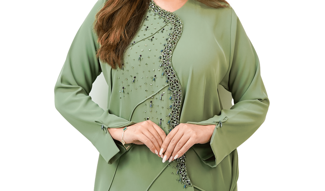 Misty Sage Abaya