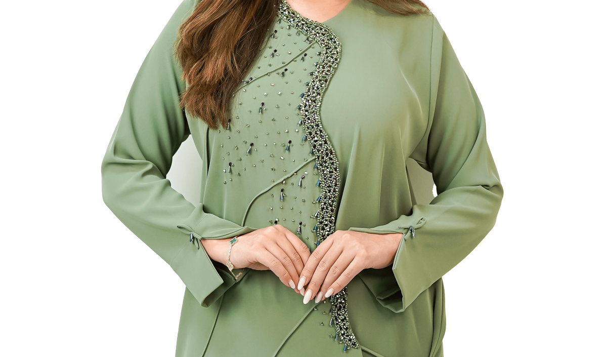 Misty Sage Abaya