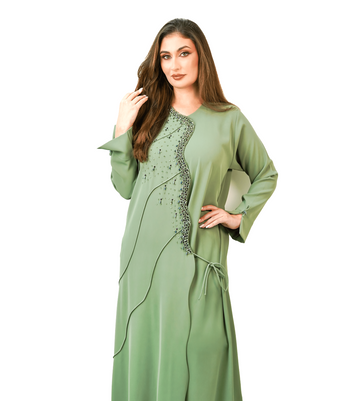 Misty Sage Abaya