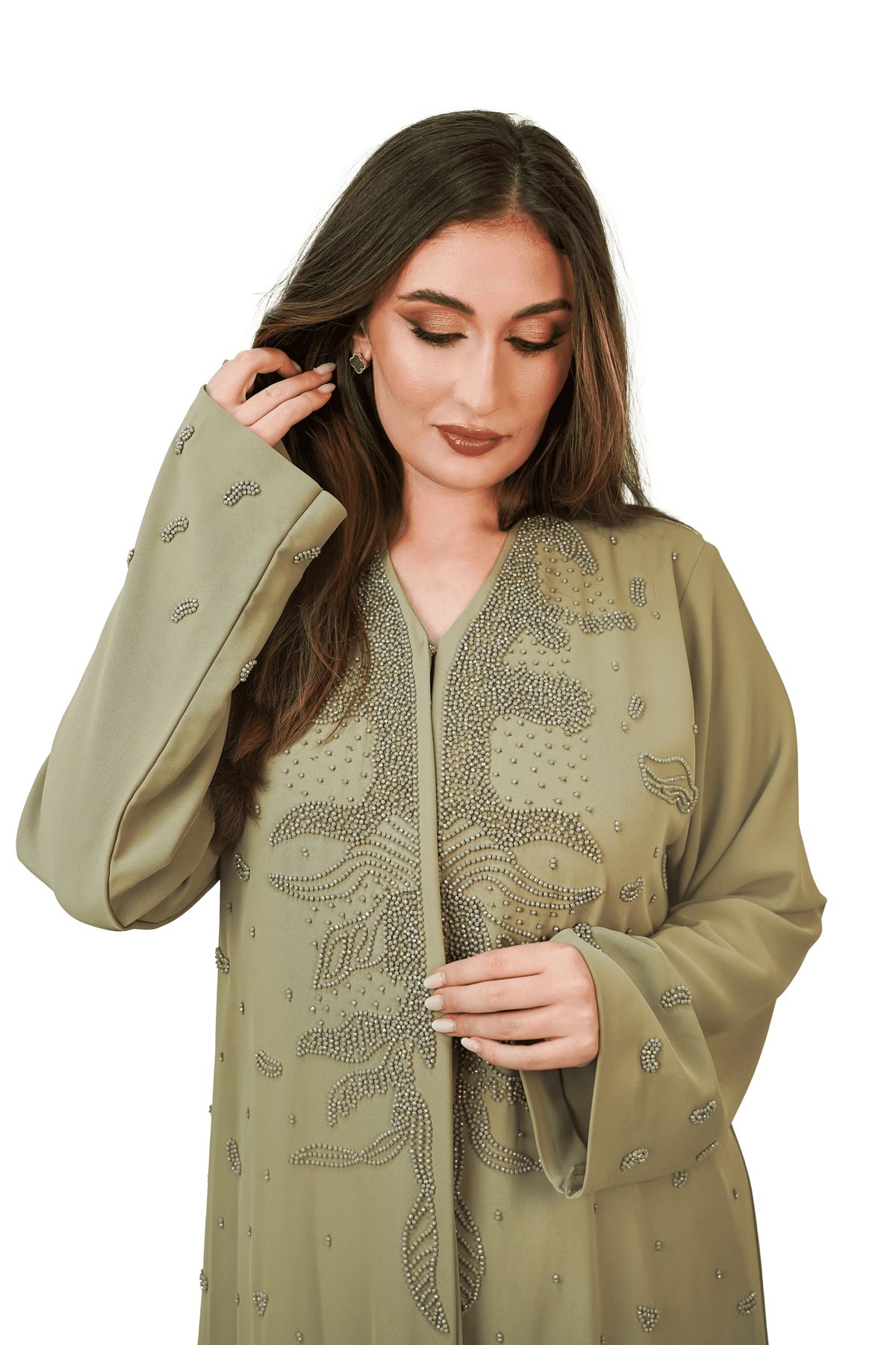 Golden Sage Abaya