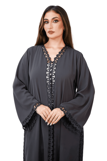Charcoal Grey Abaya